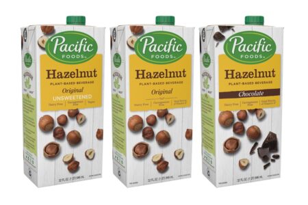 Pacific Foods Hazelnut Milk Beverage is a dairy-free, plant-based beverage in three varieties.