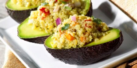 Peruvian Stuffed Avocados Recipe - healthy, gluten-free, dairy-free & vegan