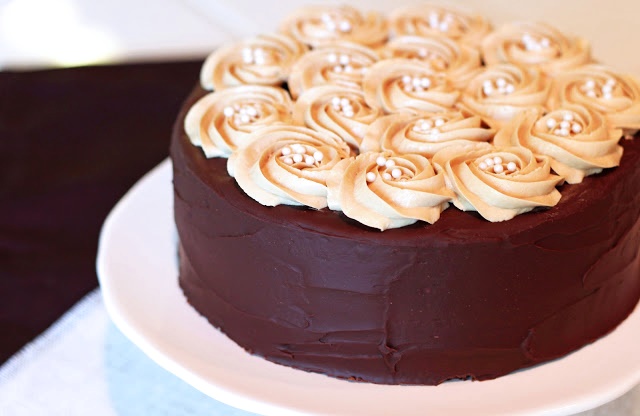 Mocha Layer Cake with Coffee Buttercream (Vegan, Dairy-Free, Gluten-Free Recipe!)
