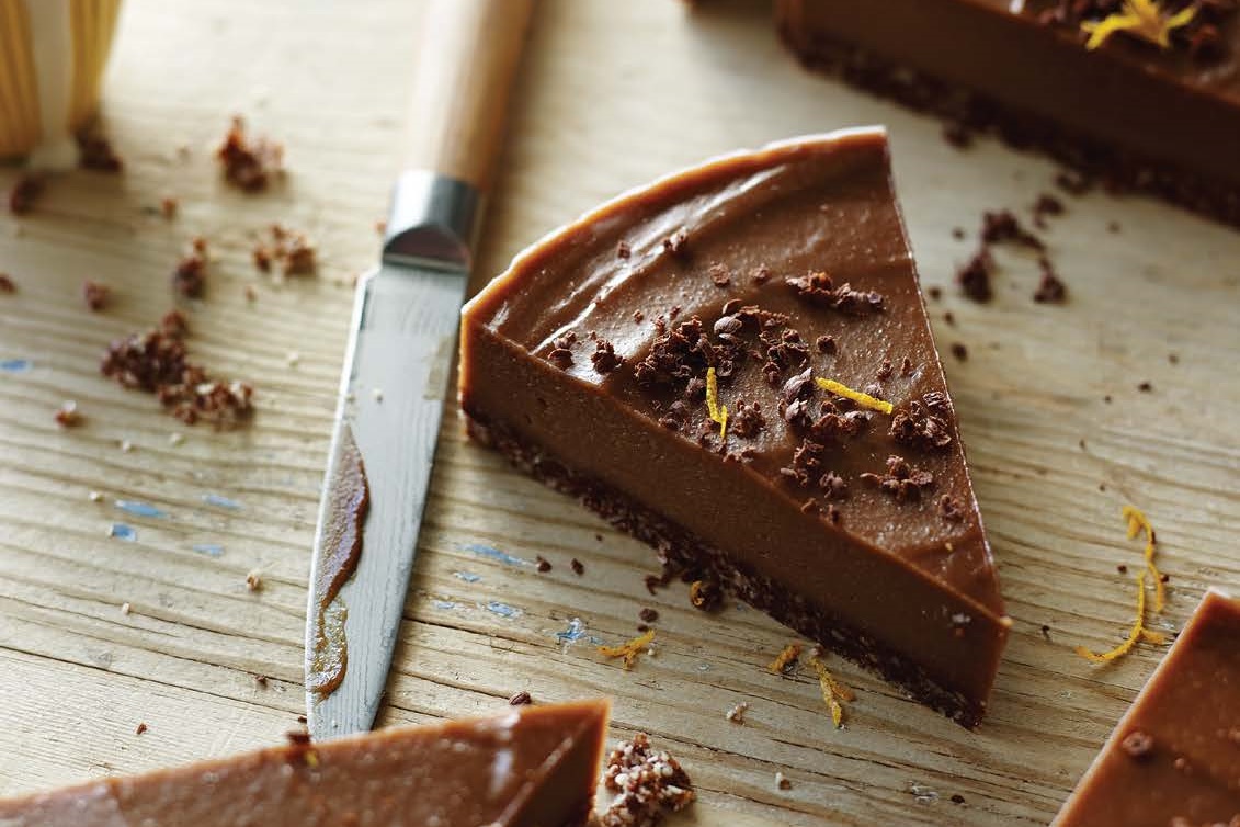 Raw Chocolate Orange Torte Recipe - Vegan + Gluten-Free