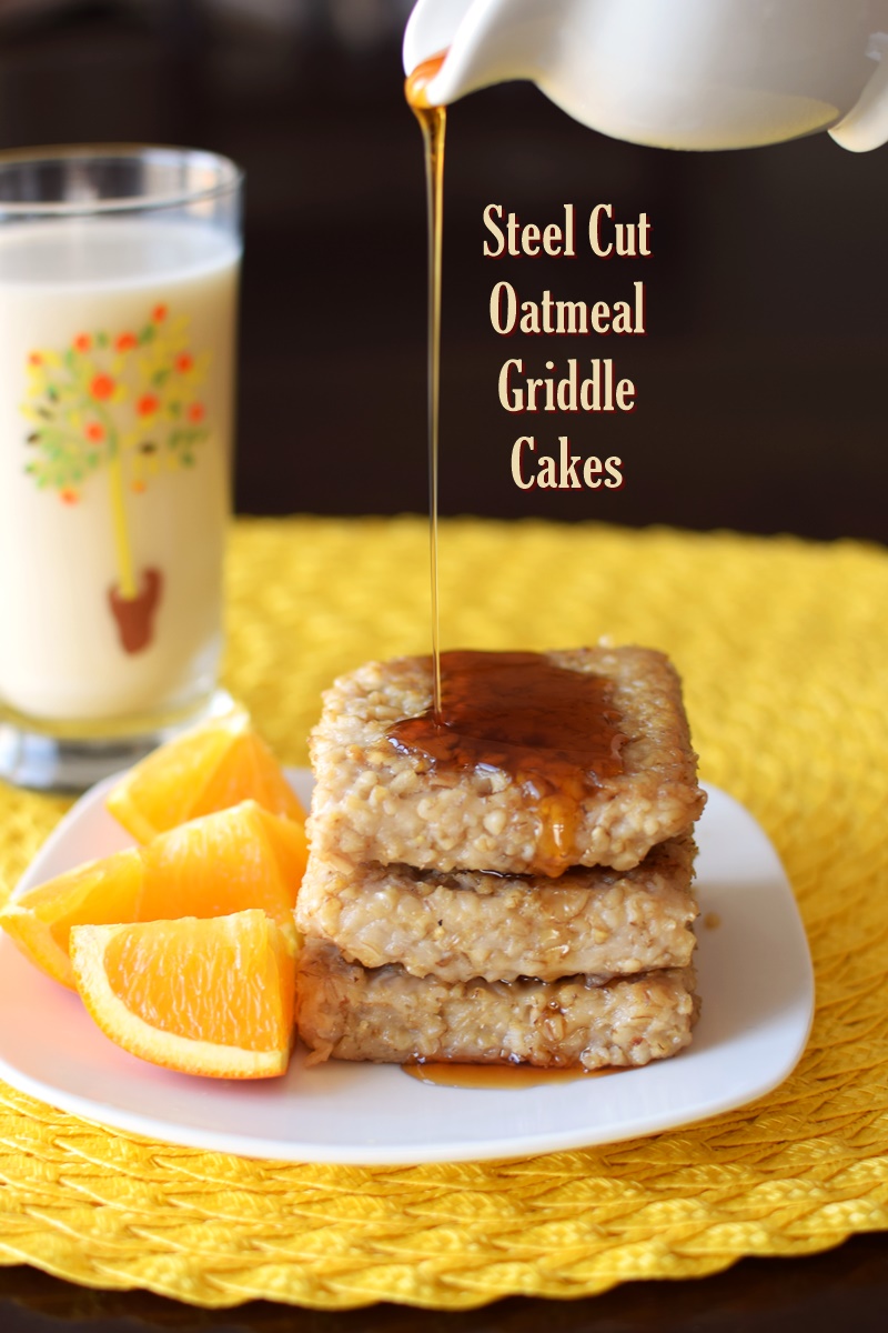 Steel Cut Oatmeal Griddle Cakes (Maple & Brown Sugar!) with the Best Steel Cut Oatmeal Recipe - Dairy-free, gluten-free, vegan, allergy-friendly recipe.
