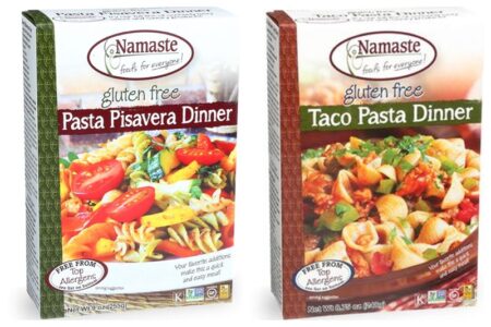 Namaste Pasta Dinners Reviews and Info - dairy-free, gluten-free, and top allergen-free convenience meals in a box