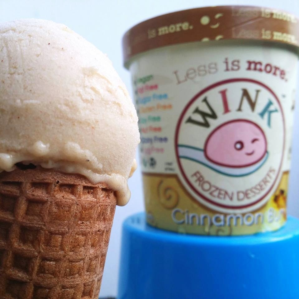 Wink Frozen Desserts - with 100 calorie PINTS that are vegan, gluten-free, sugar-free, fat-free and top allergen-free