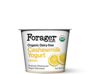 Forager Project Cashewgurt / Cashewmilk Yogurt Reviews and Information. We have ingredients, ratings, and more for this natural, vegan, soy-free yogurt line. Pictured: Lemon