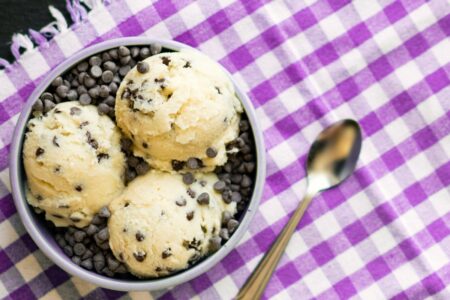 Dairy-Free Chocolate Chip Ice Cream Recipe (No Coconut!) - naturally gluten-free, nut-free, soy-free, and vegan