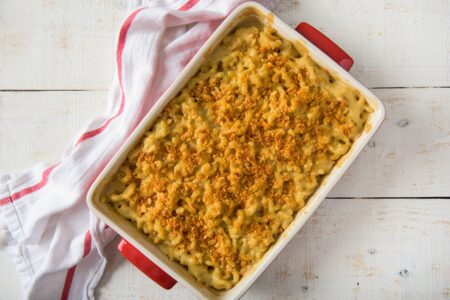 Vegan Baked Mac & Cheese Recipe Just Like Mom Used to Make