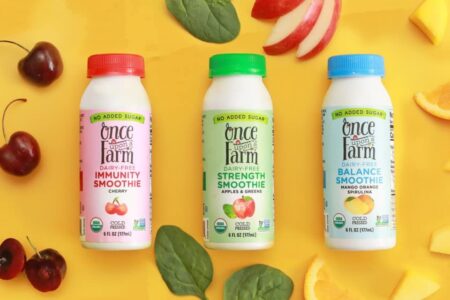 Once Upon a Farm Probiotic Dairy-Free Smoothies Reviews & Info