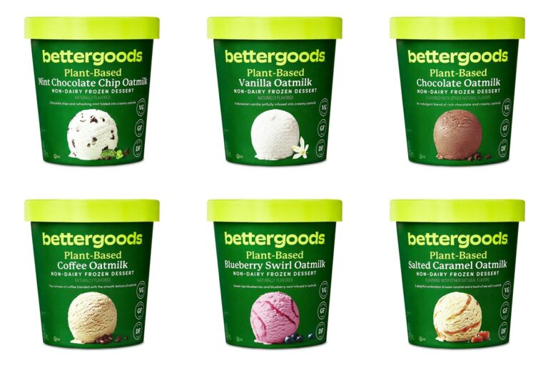 Walmart Exclusive: Bettergoods Plant-Based Oatmilk Ice Cream reviews and information (including ingredients). Dairy-free, gluten-free, soy-free, nut-free, and vegan.